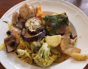 Well… It might not look that great on the pic, but trust me, it was really good 😝  at The Settlement Center Restaurant in Borgarnes