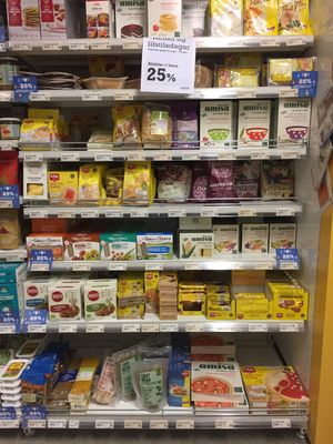 Gluten-free section at Netto in Egilsstadir