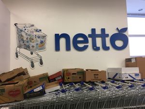 Storefront at Netto in Egilsstadir