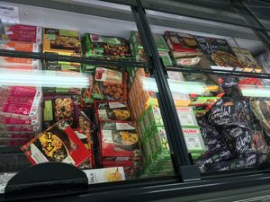 Amy’s frozen ready meals at Netto in Egilsstadir
