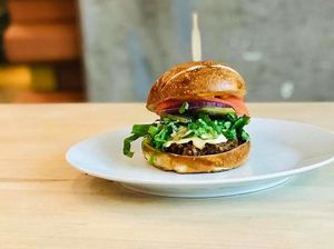 Impossible burger at Local Foods - Tanglewood in Houston