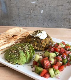 Vegan Israeli Breakfast  at Local Foods - Tanglewood in Houston