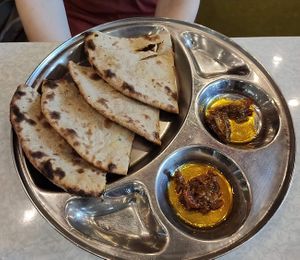 Stuffed Paratha at Saravana Bhavan in Parramatta