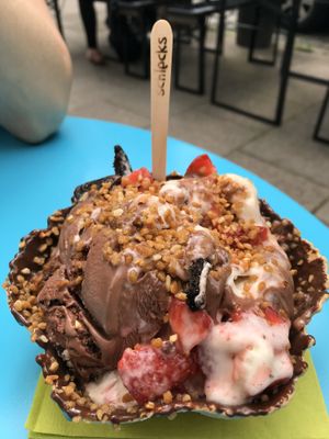 Vegan and yummie at Schlecks - Ottensen in Hamburg