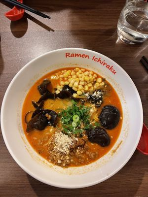 Vegan tan tan ramen at Ramen Ichiraku in Perth