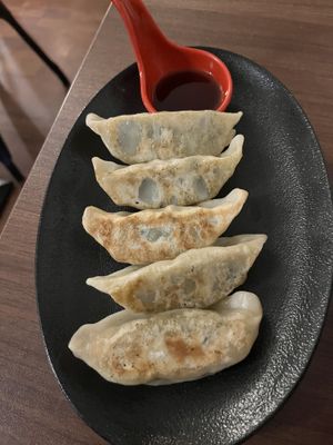 Veggie gyoza  at Ramen Ichiraku in Perth