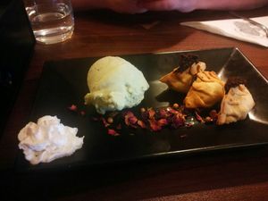 Vegan dessert gyoza 100% recommend at Ramen Ichiraku in Perth