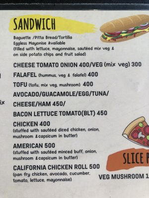 Menu  at am/pm organic cafe in Pokhara