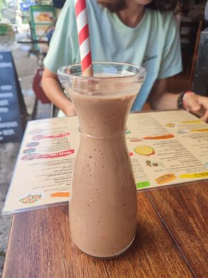  at am/pm organic cafe in Pokhara