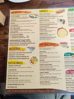  at am/pm organic cafe in Pokhara