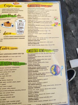  at am/pm organic cafe in Pokhara