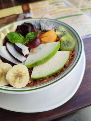  at am/pm organic cafe in Pokhara