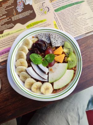  at am/pm organic cafe in Pokhara