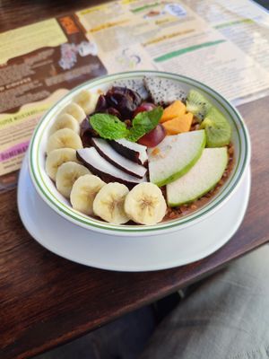  at am/pm organic cafe in Pokhara