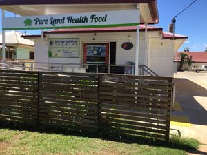 shop front at Pure Land Health Food in Toowoomba