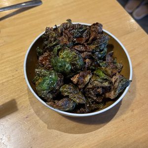 Brussel Sprouts   at Harajuku Izakaya Restaurant in Whistler