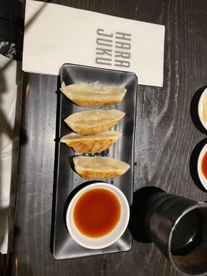 Vegan Gyoza  at Harajuku Izakaya Restaurant in Whistler