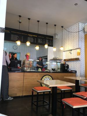 Hummus bar at Hummus Bar in Belgrade