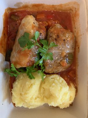 Sarmice (lunch special)  at Gaudi&Naan in Ljubljana