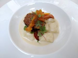 Gnocchi at Gaudi&Naan in Ljubljana