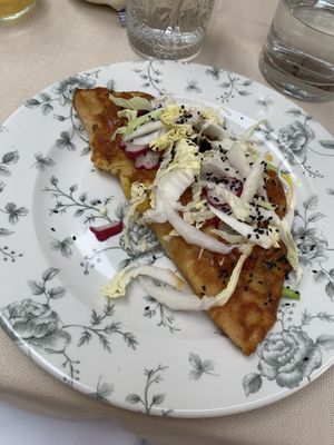 Crêpe with vegetables  at Gaudi&Naan in Ljubljana