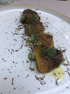 smoked rolls at Gaudi&Naan in Ljubljana