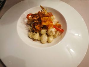 Gnocchis at Gaudi&Naan in Ljubljana