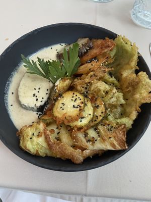 Tempura at Gaudi&Naan in Ljubljana