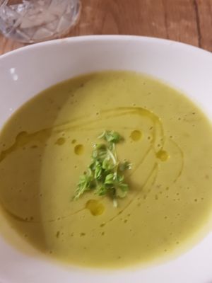 Daily soup at Gaudi&Naan in Ljubljana