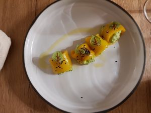 Smoked rolls at Gaudi&Naan in Ljubljana