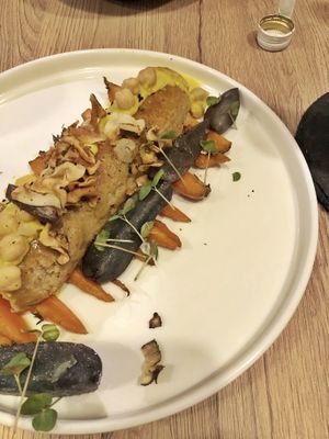 Local dish  at Gaudi&Naan in Ljubljana