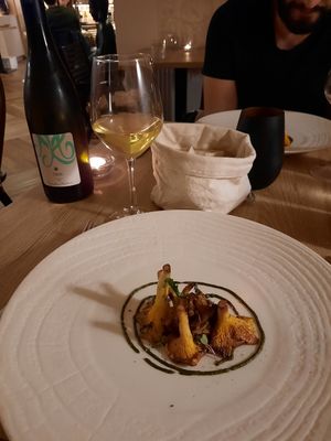 Menu dégustation plat numéro 2 at Gaudi&Naan in Ljubljana