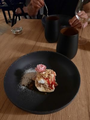 Menu dégustation plat numéro 5 at Gaudi&Naan in Ljubljana