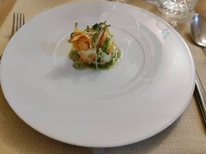 New year menu at Gaudi&Naan in Ljubljana