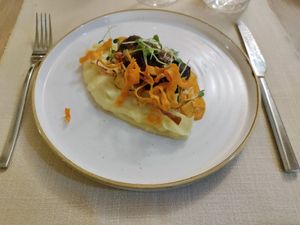 New year menu at Gaudi&Naan in Ljubljana