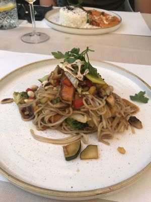 chinese noodle   at Gaudi&Naan in Ljubljana