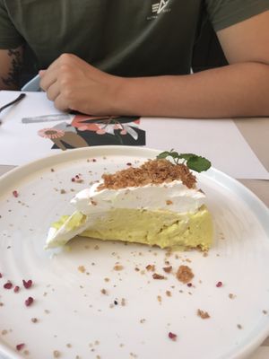 lemon cake   at Gaudi&Naan in Ljubljana