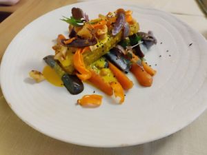 Crazy chickpeas at Gaudi&Naan in Ljubljana