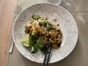 Jey pad thai  at Gaudi&Naan in Ljubljana