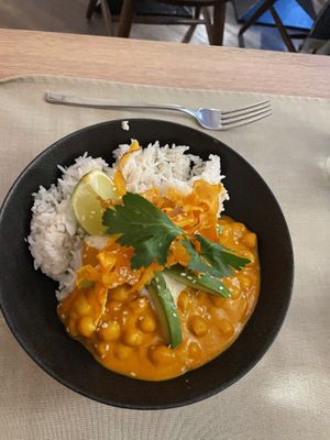 Saraswati’s house curry  at Gaudi&Naan in Ljubljana