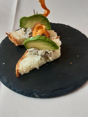Starter at Gaudi&Naan in Ljubljana