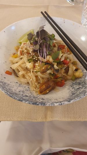 Pad thai €11 at Gaudi&Naan in Ljubljana