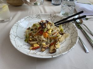 The pad Thai was ace  at Gaudi&Naan in Ljubljana