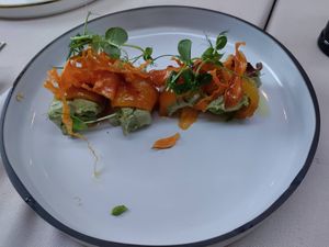 Stuffed peppers at Gaudi&Naan in Ljubljana