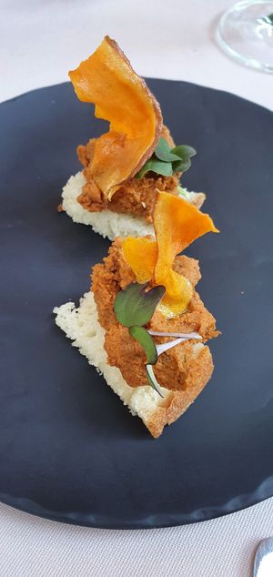 Amuse-bouche at Gaudi&Naan in Ljubljana