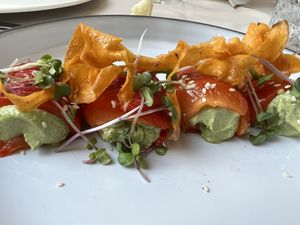 SMOKED ROLLS  at Gaudi&Naan in Ljubljana