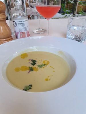 Daily soup at Gaudi&Naan in Ljubljana