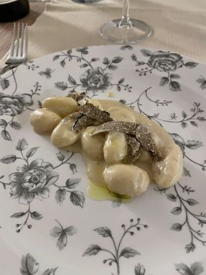 Gnocci with truffle   at Gaudi&Naan in Ljubljana