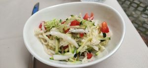 Salad at Gaudi&Naan in Ljubljana