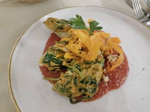 Stuffed conchiglioni at Gaudi&Naan in Ljubljana